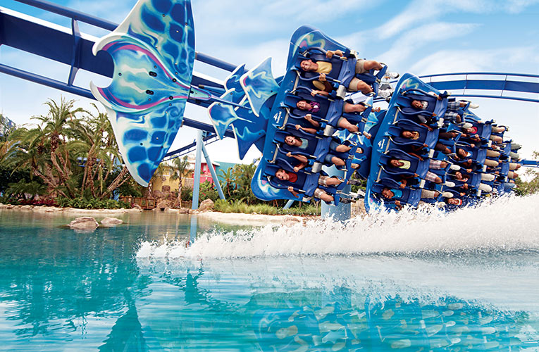 SeaWorld Orlando Manta roller coaster
